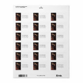 Geboorteplaats van het  adreslabel van Christus Etiket (Full Sheet)