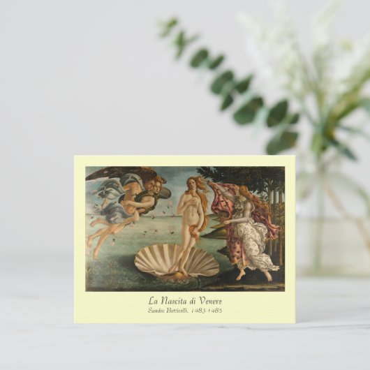 Geboorteplaats van het Briefkaart van Venus (Staand voorkant)