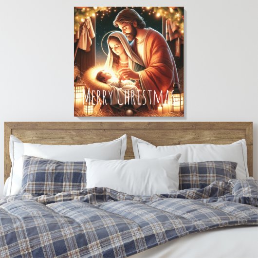 Geboorteplaats van Jezus Canvas Afdruk (Insitu (Slaapkamer))