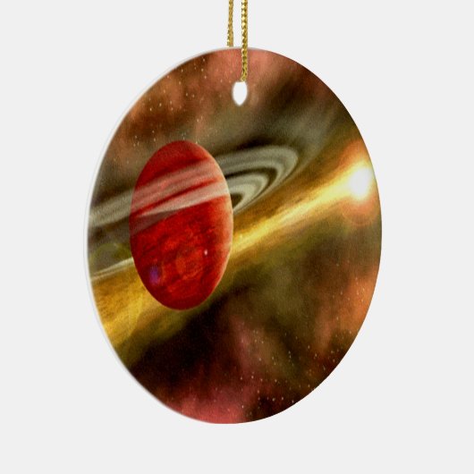 Geboorteplaats van Saturnus Keramisch Ornament (Rechts)