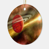 Geboorteplaats van Saturnus Keramisch Ornament (Links)