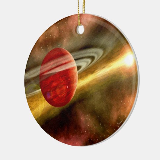 Geboorteplaats van Saturnus Keramisch Ornament (Links)