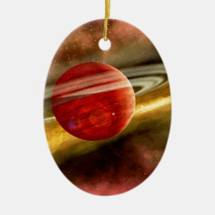Geboorteplaats van Saturnus Keramisch Ornament