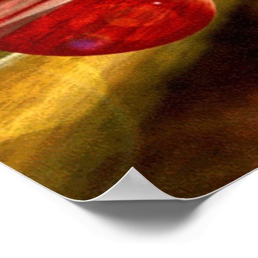 Geboorteplaats van Saturnus Poster (Hoek)