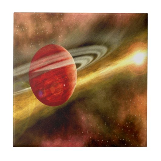 Geboorteplaats van Saturnus Tegeltje (Voorkant)