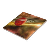 Geboorteplaats van Saturnus Tegeltje (Zijkant)