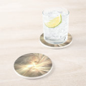 Geboorteplaats van ster zandsteen onderzetter (Zijkant)