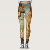 Geboorteplaats van Venus door Botticelli Leggings (Voorkant)