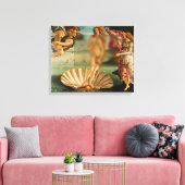 Geboorteplaats van Venus Funny Remake met Glass Ca Canvas Afdruk (Insitu (Woonkamer))