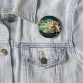 Geboorteplaats Venus, 1485 Ronde Button 5,7 Cm (In situ)