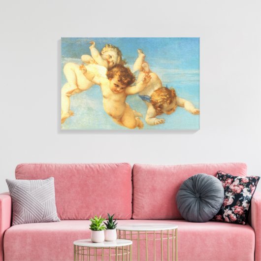 Geboorteplaats: Venus, Angels detail door Alexandr Canvas Afdruk (Insitu (Woonkamer))