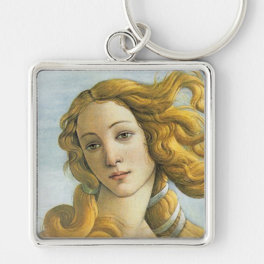 Geboorteplaats: Venus Botticelli Fine Art Sleutelhanger (Voorkant)
