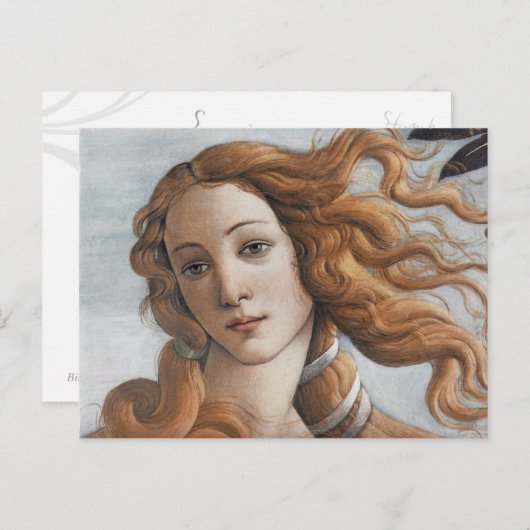 Geboorteplaats Venus Briefkaart (Voorkant / Achterkant)