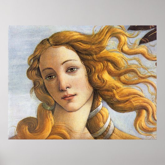 Geboorteplaats: Venus detail, Botticelli Poster (Voorkant)