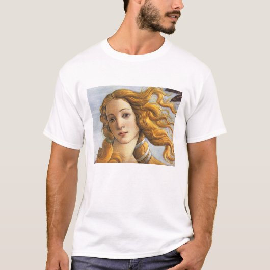 Geboorteplaats: Venus detail, Botticelli T-shirt (Voorkant)