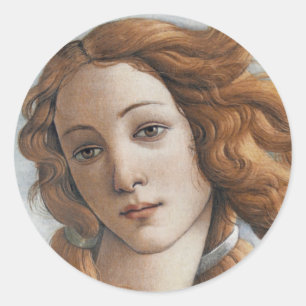 Geboorteplaats Venus Ronde Sticker