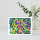 Geboorteplaats: Venus Rough Edge Briefkaart (Staand voorkant)