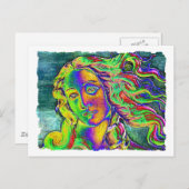 Geboorteplaats: Venus Rough Edge Briefkaart (Voorkant / Achterkant)