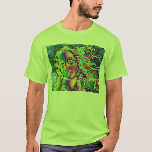 Geboorteplaats: Venus Rough Edge T-shirt (Voorkant)