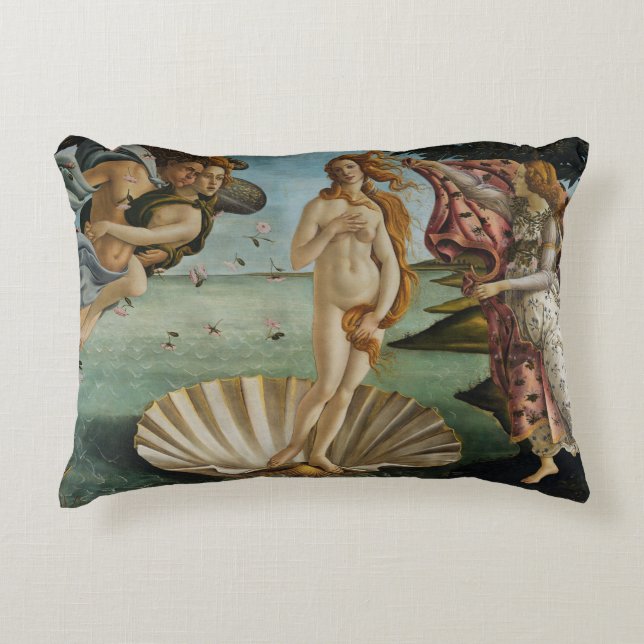 Geboorteplaats: Venus, Sandro Botticelli Accent Kussen (Voorkant)