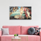 Geboorteplaats: Venus, Sandro Botticelli Canvas Afdruk (Insitu (Woonkamer))