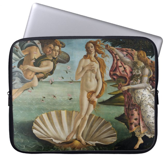 Geboorteplaats: Venus Sandro Botticelli Laptop Sleeve (Voorkant)