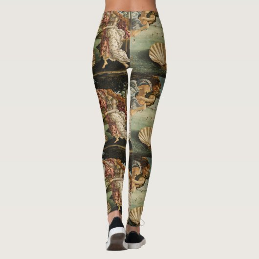 Geboorteplaats: Venus, Sandro Botticelli Leggings (Achterkant)