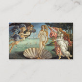 Geboorteplaats: Venus, Sandro Botticelli Visitekaartje (Achterkant)