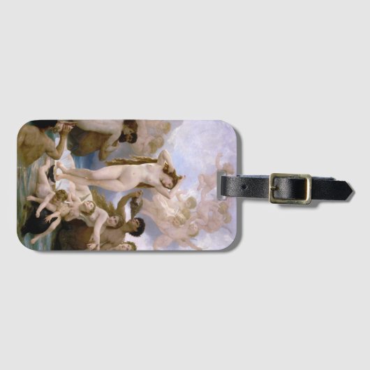 Geboorteplaats: Venus, William-Adolphe Bouguereau Bagagelabel (Voorkant (horizontaal))