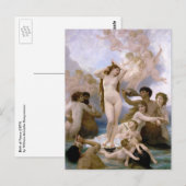Geboorteplaats: Venus, William-Adolphe Bouguereau Briefkaart (Voorkant / Achterkant)