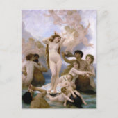 Geboorteplaats: Venus, William-Adolphe Bouguereau Briefkaart (Voorkant)