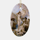 Geboorteplaats: Venus, William-Adolphe Bouguereau Keramisch Ornament (Rechts)