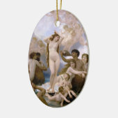 Geboorteplaats: Venus, William-Adolphe Bouguereau Keramisch Ornament (Links)