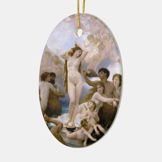 Geboorteplaats: Venus, William-Adolphe Bouguereau Keramisch Ornament (Links)