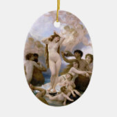 Geboorteplaats: Venus, William-Adolphe Bouguereau Keramisch Ornament (Voorkant)