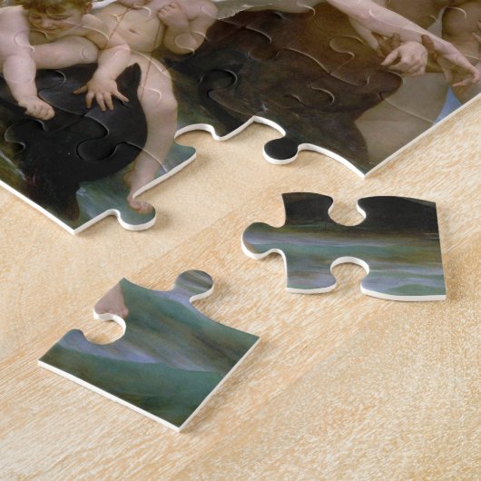 Geboorteplaats: Venus, William-Adolphe Bouguereau Legpuzzel (Zijkant)