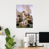 Geboorteplaats: Venus, William-Adolphe Bouguereau Poster (Thuiskantoor)
