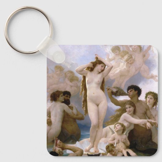 Geboorteplaats: Venus, William-Adolphe Bouguereau Sleutelhanger (Voorkant)