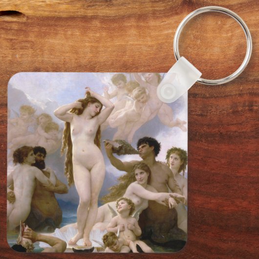 Geboorteplaats: Venus, William-Adolphe Bouguereau Sleutelhanger (Achterkant)