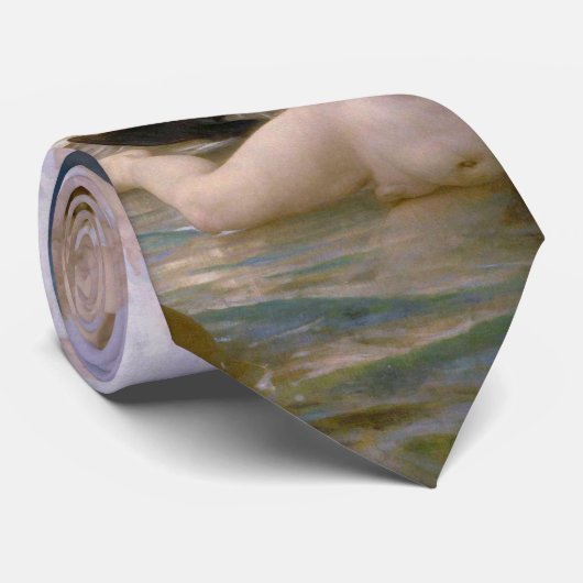 Geboorteplaats: Venus, William-Adolphe Bouguereau Stropdas (Opgerold)