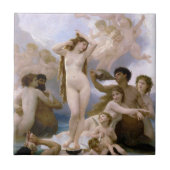 Geboorteplaats: Venus, William-Adolphe Bouguereau Tegeltje (Voorkant)