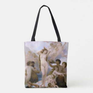 Geboorteplaats: Venus, William-Adolphe Bouguereau Tote Bag