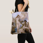 Geboorteplaats: Venus, William-Adolphe Bouguereau Tote Bag (Dichtbij)