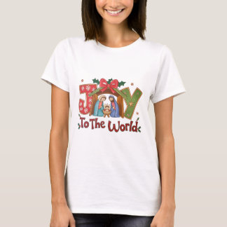 Geboorteplaats vreugde voor de wereld t-shirt