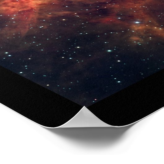 Geboorteplaats: Zwarte grens Stars Tarantula Nebul Poster (Hoek)