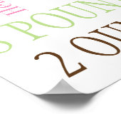 GeboortePoster Poster (Hoek)