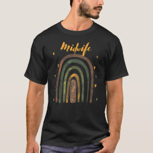 Geboorteregelaar verloskundige t-shirt