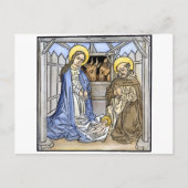 Geboortescène uit een Italiaans Verlicht Evangelie Briefkaart (Voorkant)