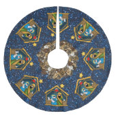 Geboortestal scène boomrok kerstboom rok (Voorkant)