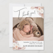 Geboortestatistieken 2 foto overlay script pasgebo aankondiging (Voorkant)